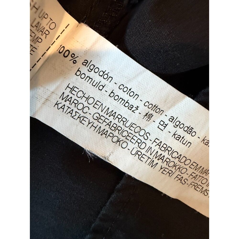 Zara Basic Collection Cotton Ruffle Cap Sleeve Top - Picture 4 of 7
